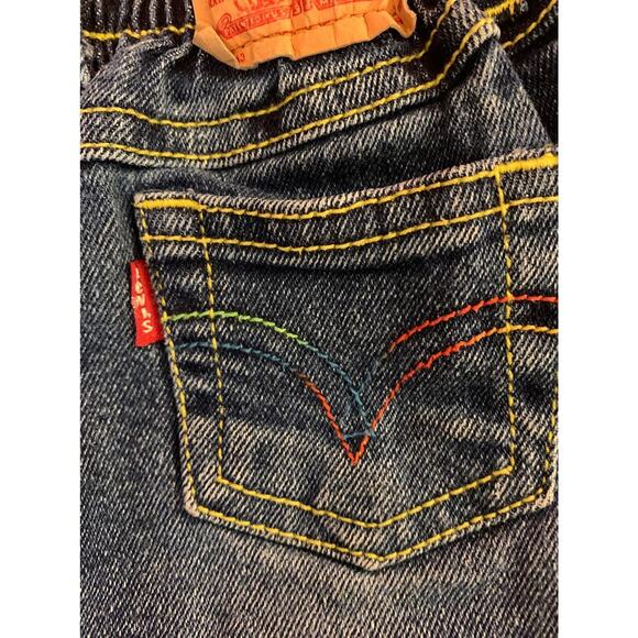 LEVI’S Girl’s Heart Embroidered Jean Skort / Size: 18 Months - Picture 8 of 9